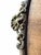 Mid 20th Century Vintage Mid-Century Abstract Gold & Black Impasto on Wood in Ornate Gilt Tall Oval Frame For Sale - Image 5 of 6