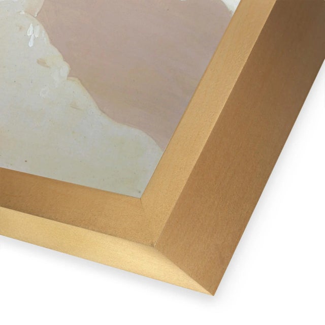 DESCRIPTION: Go On by Lucia Jones in Gold Frame, Small Art Print SPECIFICATIONS: Type: Giclée Art Print on Matte Paper....