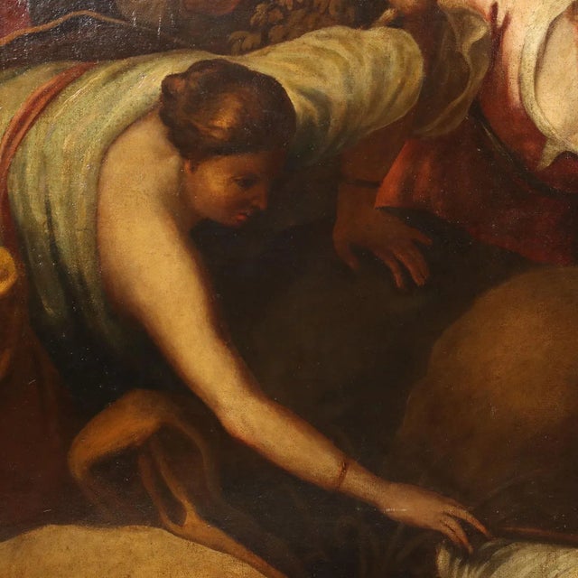 Moses Saved from the Waters, Oil Painting, Framed For Sale - Image 9 of 12