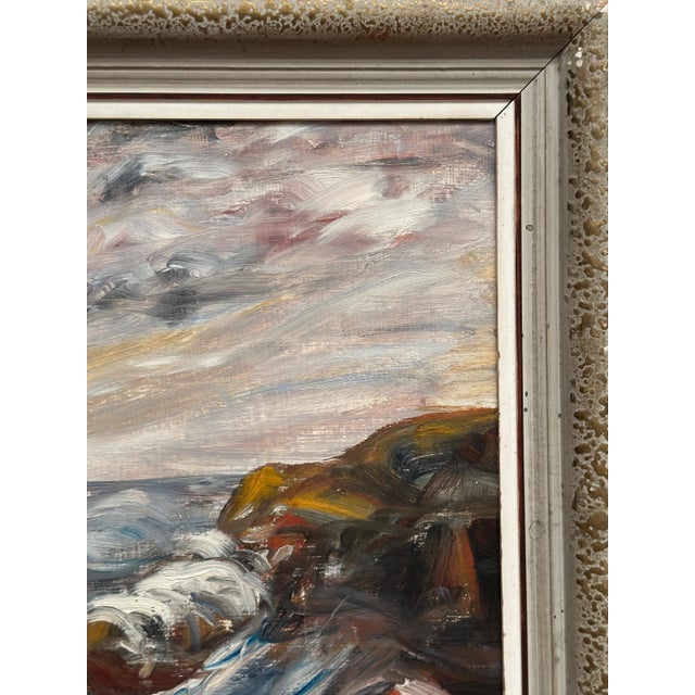 Holger Almquist, Sea, 1950s, Oil on Canvas, Framed For Sale - Image 13 of 18