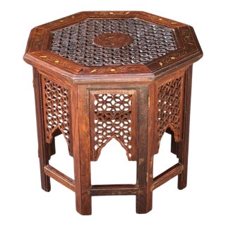 Anglo-Indian Side Table, 1890s For Sale
