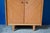 Brown Vintage Chevron Marquetry Secretaire in Oak, 1950s For Sale - Image 8 of 18
