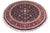 This hand‑knotted Pak Persian round rug showcases the finest expression of traditional Persian artistry. Each piece is...