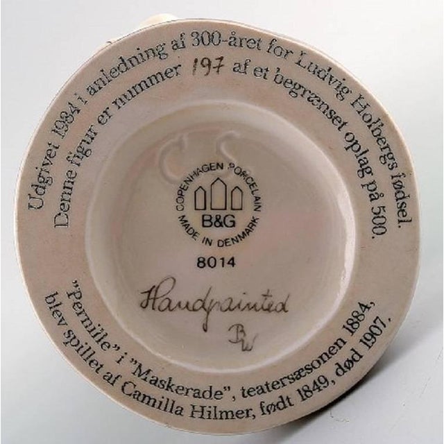 Pernille Porcelain Figure from Bing & Grondahl, 1984 For Sale - Image 3 of 4