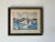 Mid-Century Modern 1970's Vintage Watercolor Fishing Boat Nautical Landscape Painting, Framed For Sale - Image 3 of 11