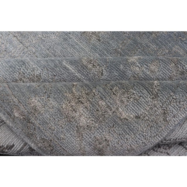 Hand-Knotted Wool Rug by Keivan Woven Arts, Floral Design, 6' X 9' For Sale - Image 11 of 13