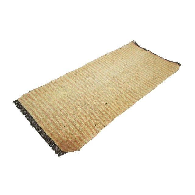 Vintage Handwoven decorative mini kilim rug from Kars region of Turkey. Approximately 45-55 years old. In very good...