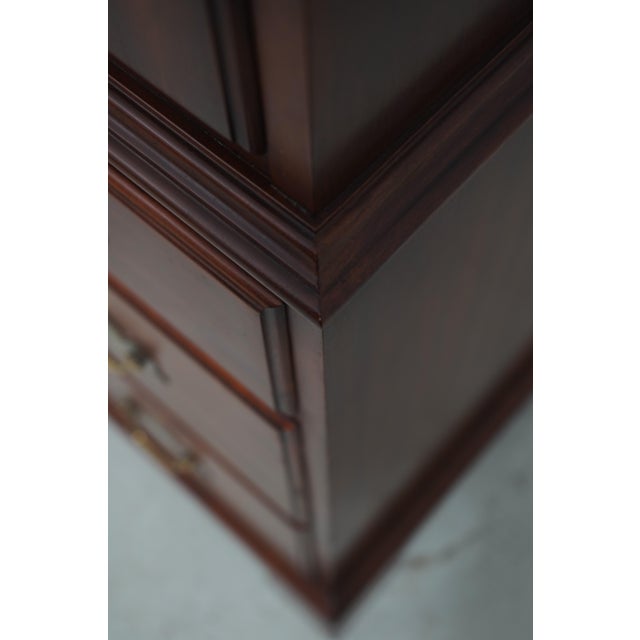 Henkel Harris Cherry Chifferobe High Chest For Sale - Image 10 of 18