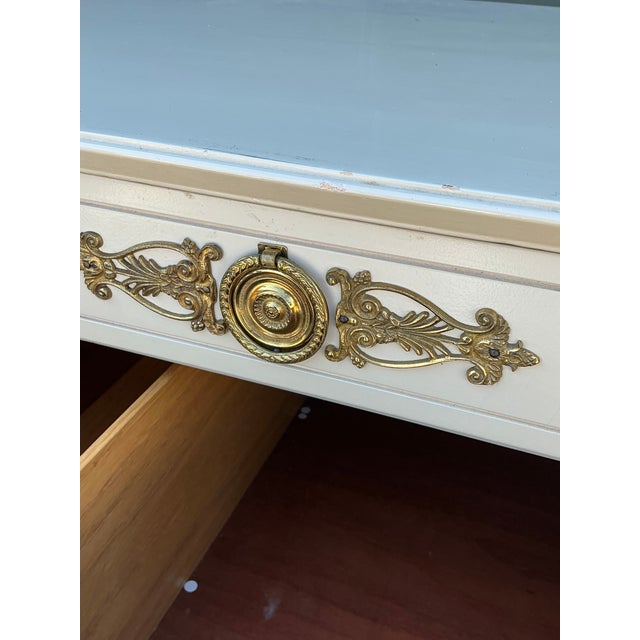 Vintage John Stuart for Johnson Furniture Neoclassical Tall Chest of Drawers For Sale - Image 9 of 12