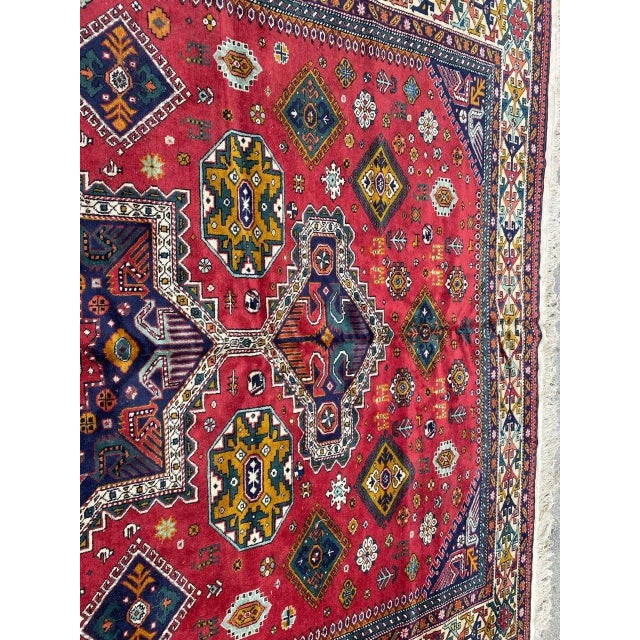 Large Vintage Caucasian Azerbaïdjan Rug For Sale - Image 10 of 18
