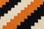 Textile 9x12 Vibrant Modern Navajo Style Geometric Wool Rug in Burnt Orange For Sale - Image 7 of 11