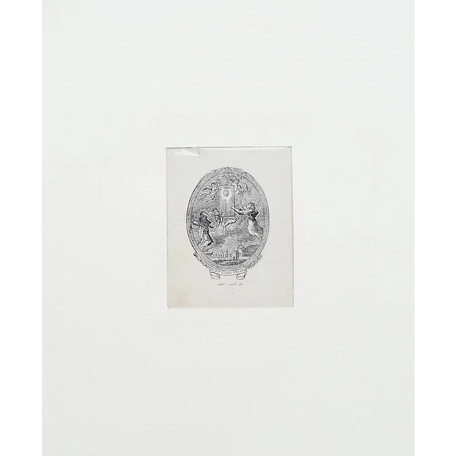 Allegorical Sublime is an original etching on paper realized by an Anonymous Artist of the XIX century. The state of...
