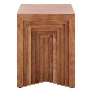 Amabu Accent Table in Walnut For Sale