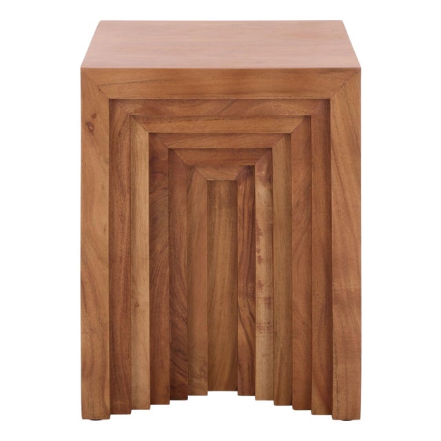 Amabu Accent Table in Walnut For Sale