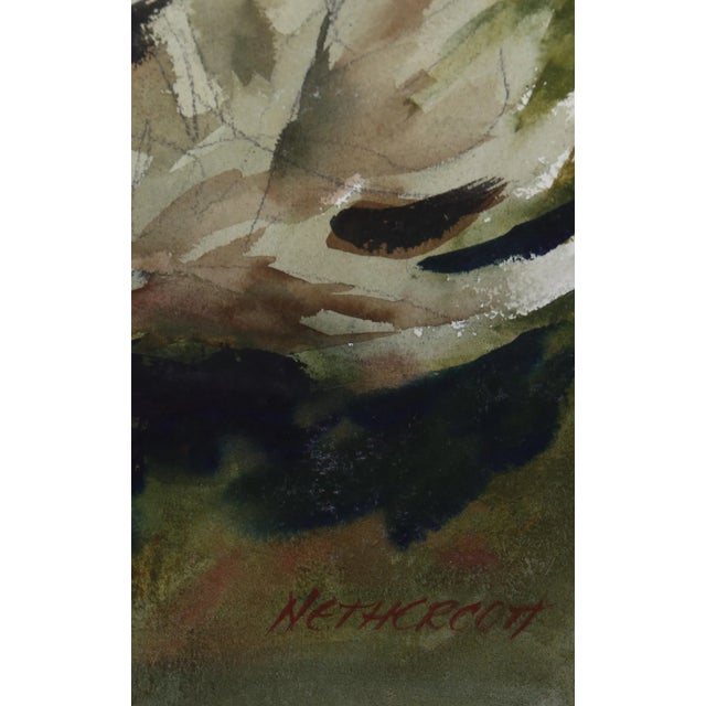 Reminiscent of the autumn season, the flint corn in this Eve Nethercott watercolor appears bright and fresh as it is laid...