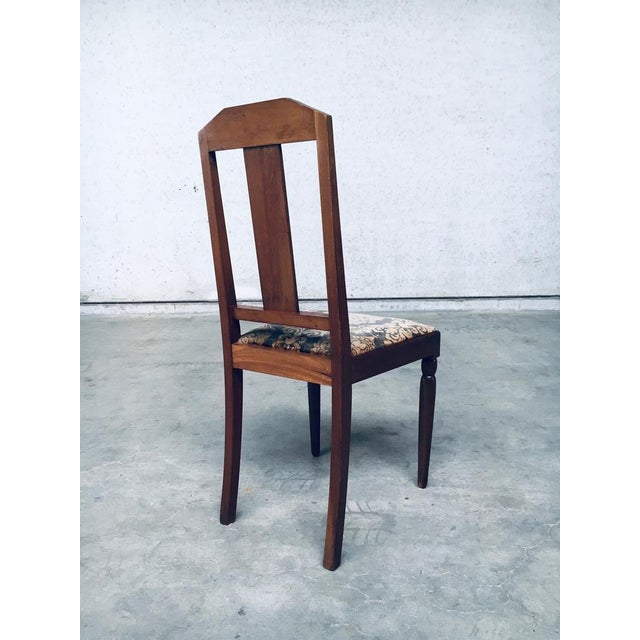 Beige Dutch Modern Haagsche School Dining Chair, Netherlands, 1930s For Sale - Image 8 of 15