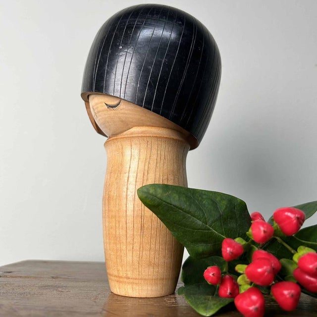 Vintage Sosaku Kokeshi Figurine by Izumi Ueda, 1960s For Sale - Image 6 of 14