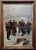 Alphonse de Neuville -French & Prussian Army Saluting-Oil painting oil painting on canvas -signed -circa 1884 Canvas size...