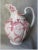 Antique Circa 1910 Art Nouveau Transferware Water Pitcher, Aurora For Sale - Image 4 of 8