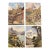Vintage Swiss Alps Art Prints - Zermatt Matterhorn Gandria Rosegtal - Set of 4 For Sale