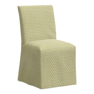 John Robshaw x Cloth & Company Kay Slipcover Dining Chair in Sadhil Moss For Sale