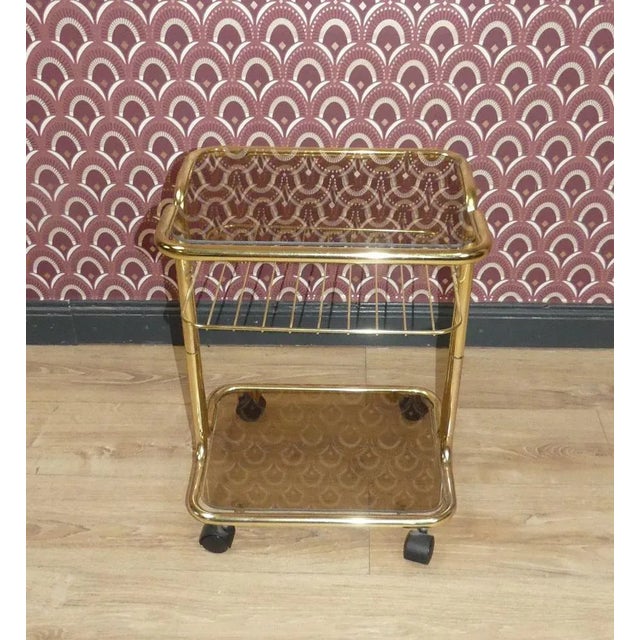 petite Bar - or magazine cars Fine multifunctional furniture - also great as a bedside table! Timeless chic, 60s/70s Frame...