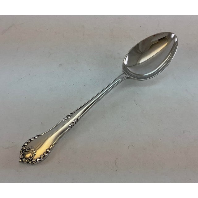 Traditional 1980s Chesterfield Silver Plated Dinner Spoon For Sale - Image 3 of 14