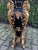 1990 Italian Baroque Black Gold Resin Pedestals 2pc-Pair For Sale - Image 17 of 18