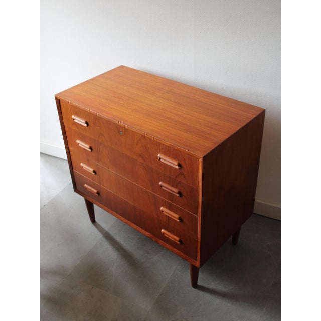 Vintage Danish Chest of Drawers in Teak, 1960s For Sale - Image 6 of 10