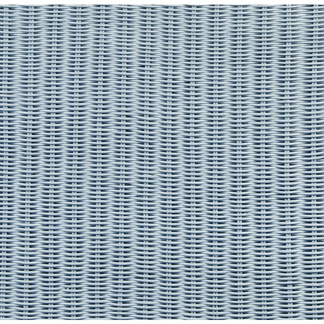 Matthew Izzo Home Celine Light Blue Rattan Four Drawer Chest For Sale In New York - Image 6 of 7