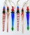 Vintage Large Handblown Glass Icicle Christmas Ornaments, Multicolor Set Of For Sale - Image 9 of 9