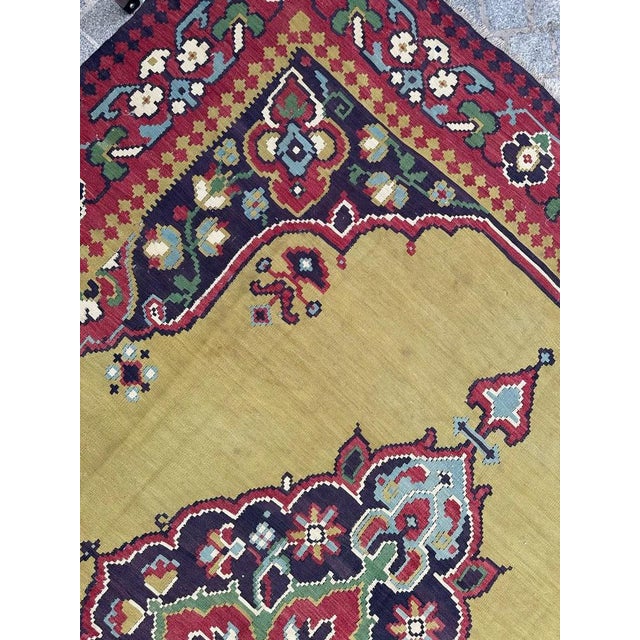1970s Large Vintage Transylvanian Kilim Rug, 1970s For Sale - Image 5 of 17