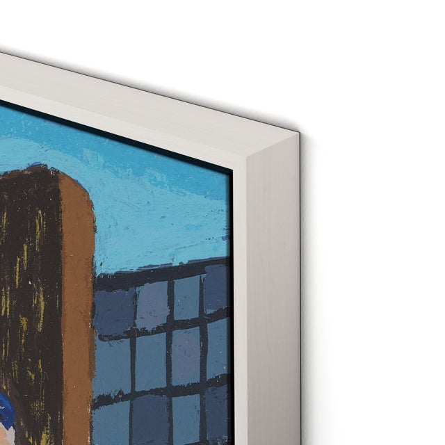 DESCRIPTION: Alcaraz and Sinner Conquer New York by Shaun Ellison in Whitewash Frame, Large Art Print SPECIFICATIONS:...