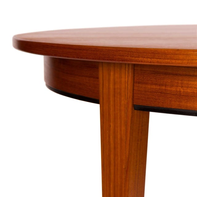 Omann Jun Møbelfabrik Vintage Danish Mid-Century Gunni Omann Teak Dining Table Model #55 For Sale - Image 4 of 12