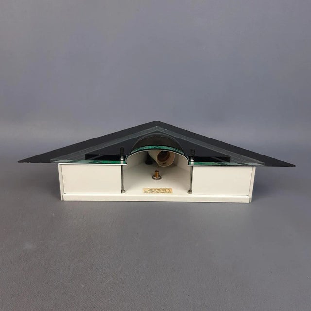 Metal Triangular Wall Lamps from Herda, 1970s, Set of 2 For Sale - Image 7 of 13