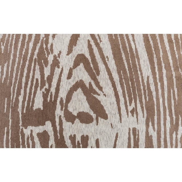 Early 21st Century Abstract Modern “Whirl” Hand Knotted Wool Rug by Doris Leslie Blau For Sale - Image 5 of 7