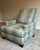 Hollywood Regency Late 20th Century Baker Furniture Lounge Chair & Ottoman For Sale - Image 3 of 12