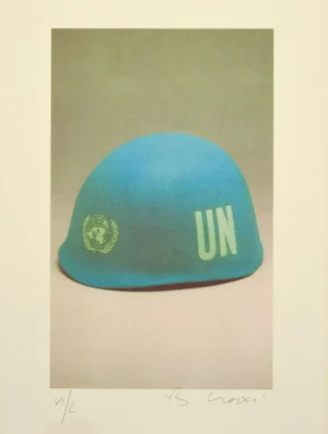 The World - Original Lithograph by Bettino Craxi - 1994 1994