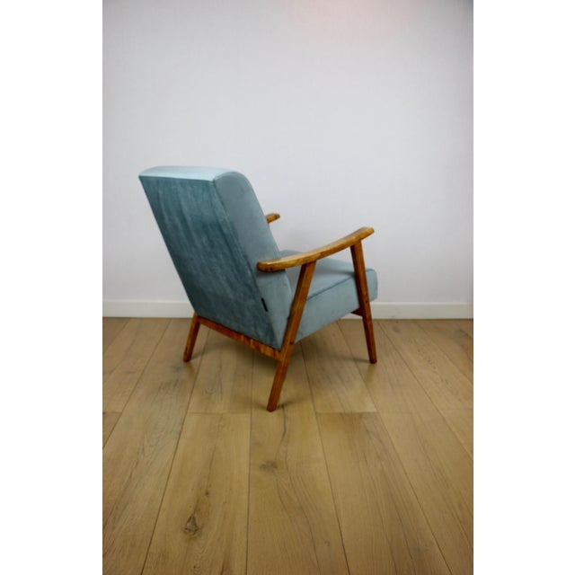 Vintage Light Blue Loft Lounge Chair, 1970s For Sale - Image 6 of 10