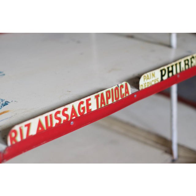 Blue Vintage Grocery Trolley, 1960s For Sale - Image 8 of 14