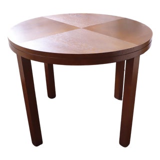 Round Dining Table with Veneered Top, 1960s For Sale