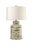 2020s Canton Large Hex Lamp Brown For Sale - Image 5 of 5