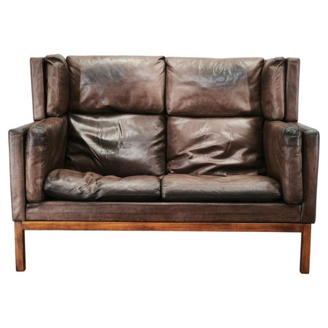 JK 922 Wagon Leather Sofa by Jørgen Kastholm, Denmark, 1960s For Sale - Image 18 of 18