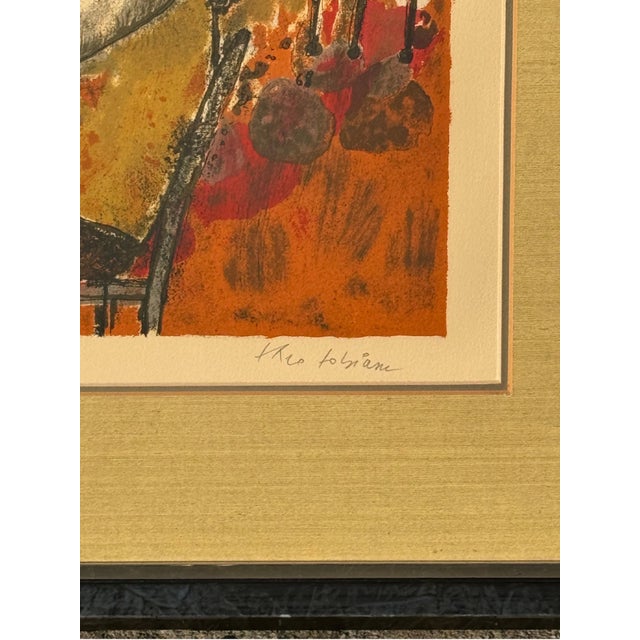 1970s Seder Original Print, Framed For Sale In New York - Image 6 of 7