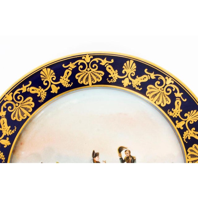 Napoleon Sevres Porcelain Cabinet Plates, Set of 2 For Sale - Image 6 of 17
