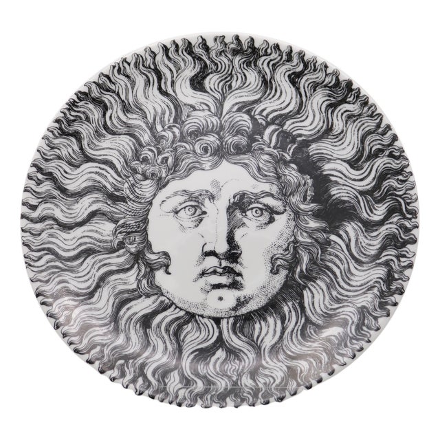 1990s Re Sole' Fornasetti Modernist Charger For Sale