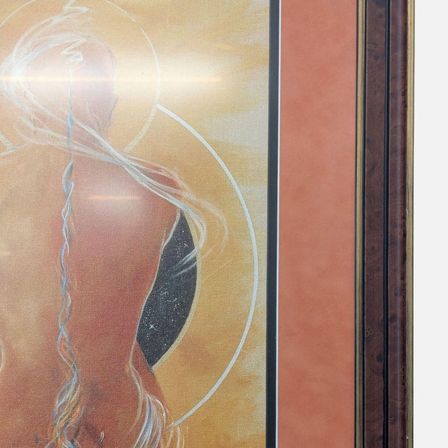 Printmaking Materials Limited Edition "Oceanna" Framed Print – Signed, Certificate of Authenticity For Sale - Image 7 of 7