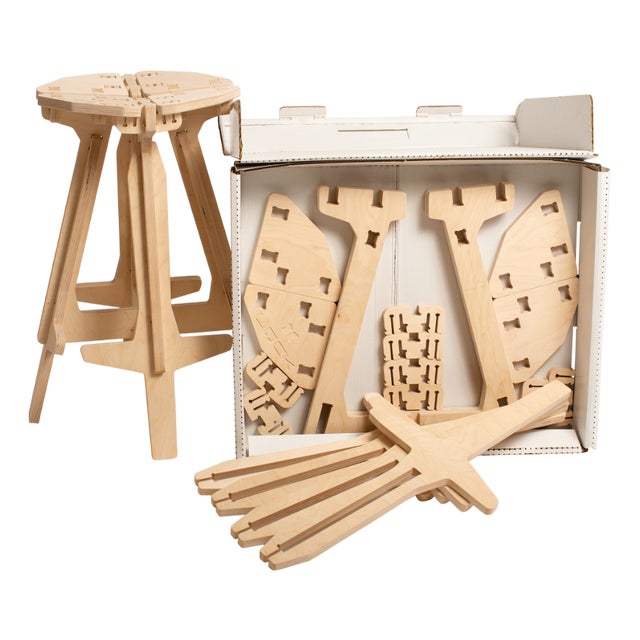 Stack Barstool by Konstantin Achkov For Sale