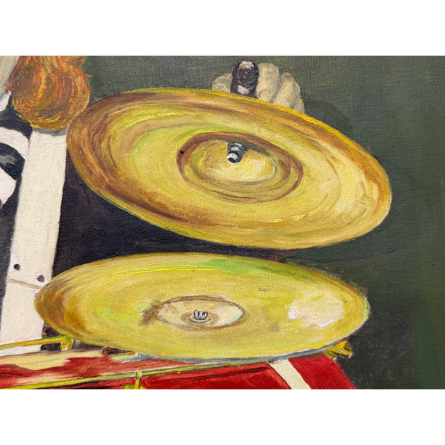 Green Alexander Borisoff Sascha Oil on Canvas, Framed For Sale - Image 8 of 12