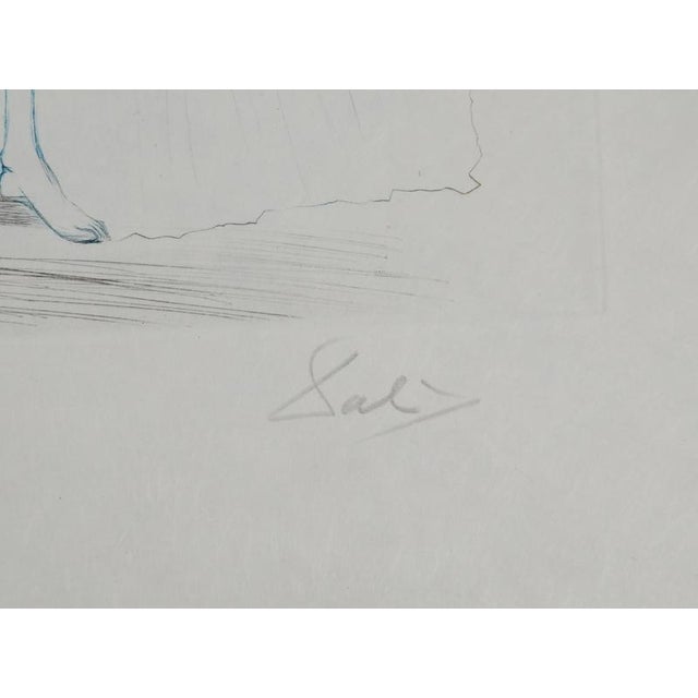 Salvador dali (1904-1989) iseult of the white hands, 1970 original engraving (rigal workshop) signed in pencil numbered...